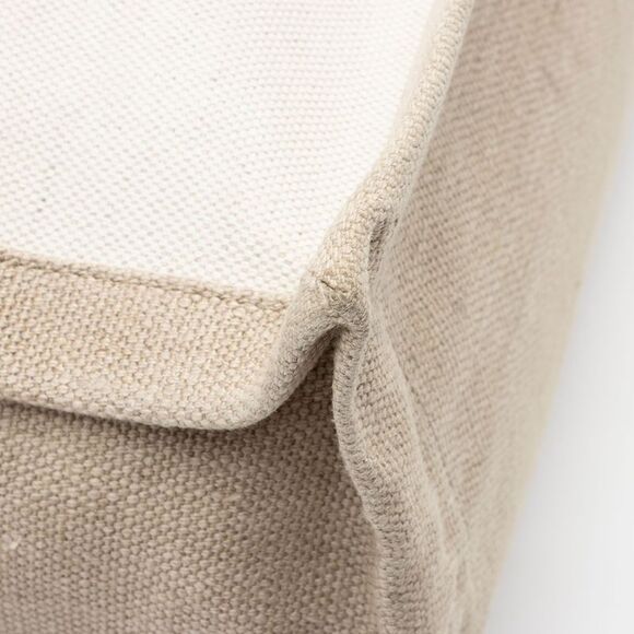 Saint Laurent Canvas Calfskin Rive Gauche Small Tote - Picture 15 of 16